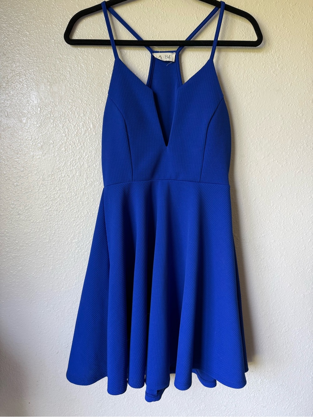 Royal Blue mini party dress